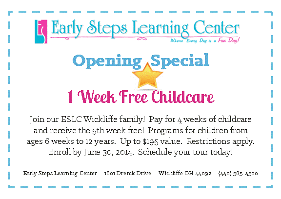ESLC Wickliffe June Coupon 2014